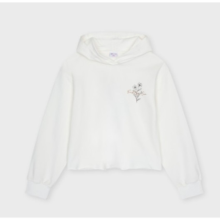 FELPA CON CAPPUCCIO GARZATA ATIVO 6/14A