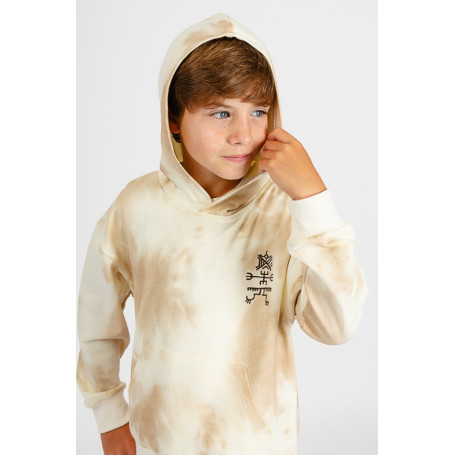 FELPA CON CAPPUCCIO GARZATA ATIVO 4/14A