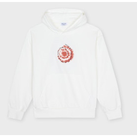 FELPA CON CAPPUCCIO GARZATA ATIVO 6/16A