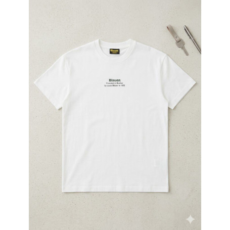 T-SHIRT IN COTONE BLAUER 8/16A