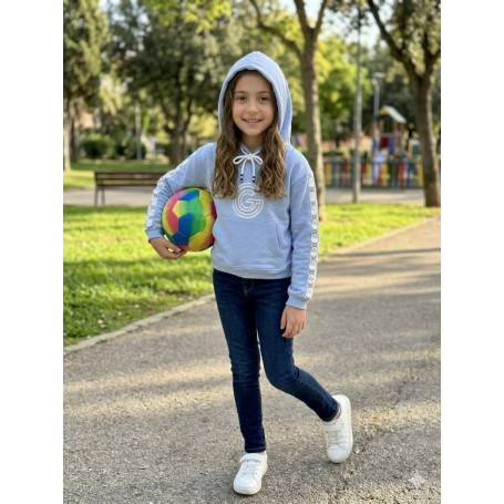 FELPA CON CAPPUCCIO GARZATA 6/16A