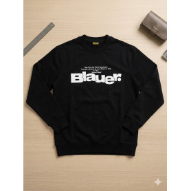 FELPA GIROCOLLO GARZATA BLAUER