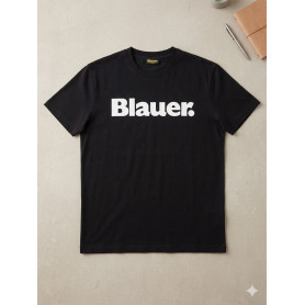 T-SHIRT IN COTONE BLAUER 8/16A