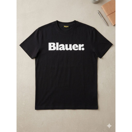 T-SHIRT IN COTONE BLAUER 8/16A