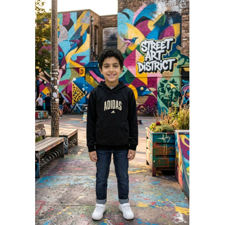 FELPA CON CAPPUCCIO GARZATA 10/16A