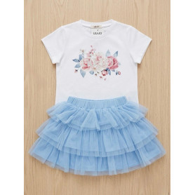 COMPLETO CON GONNA IN TULLE 2/8A