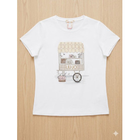T-SHIRT IN COTONE LIU-JO 8/16A