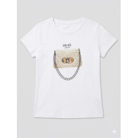 T-SHIRT IN COTONE LIU-JO 8/16A
