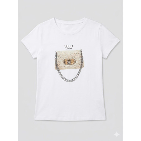 T-SHIRT IN COTONE LIU-JO 8/16A
