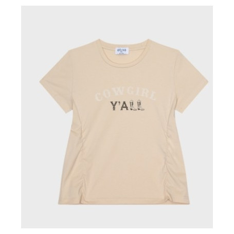 T-SHIRT IN COTONE ATIVO 6/14A