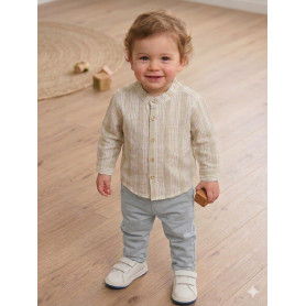 CAMICIA MANICA LUNGA COREANA 6/36M