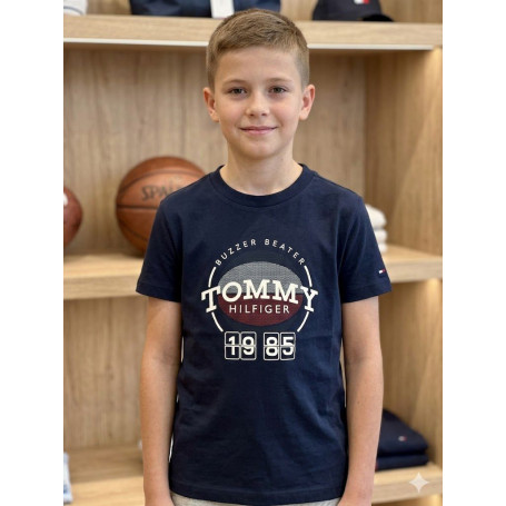 T-SHIRT IN COTONE TOMMY HILFIGER 8/16A