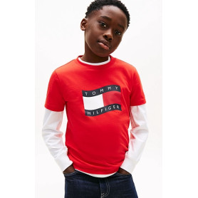 T-SHIRT IN COTONE TOMMY HILFIGER 8/16A
