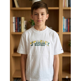 T-SHIRT IN COTONE TOMMY HILFIGER 8/16A