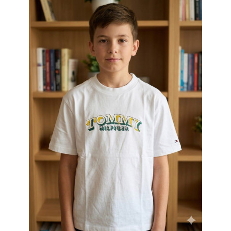 T-SHIRT IN COTONE TOMMY HILFIGER 8/16A