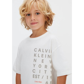 T-SHIRT IN COTONE CALVIN KLEIN 8/16A
