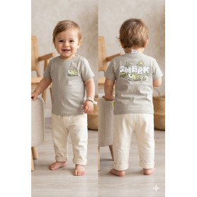 T-SHIRT IN COTONE ATIVO 6/36M