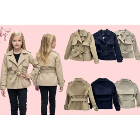 TRENCH CON BOTTONI 4/14 ANNI