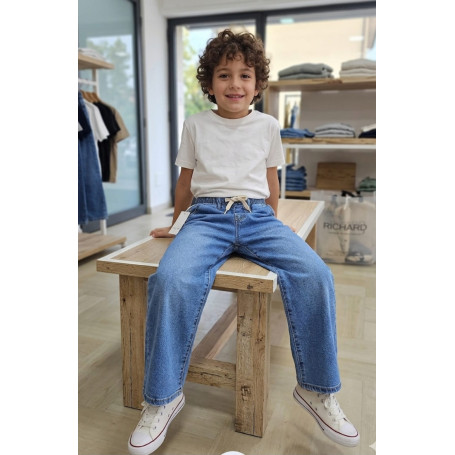 JEANS CON ELASTICO 8/16A