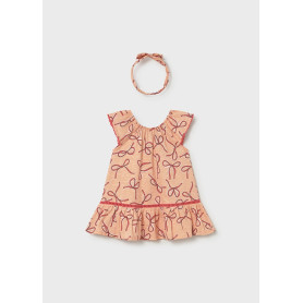 VESTITINO CON FIOCCHETTO E FASCIA