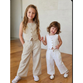 COMPLETO DUE PEZZI CON GILET 6/14A