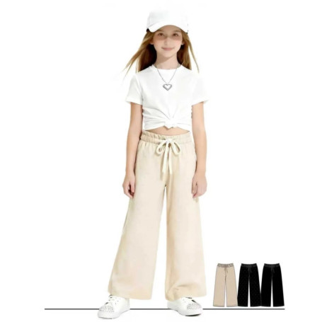 PANTALONE IN LINO CON ELASTICO 4/12