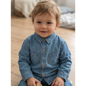 CAMICIA IN JEANS 12/36M