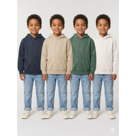 FELPA CON CAPPUCCIO GARZATA 4/16A