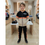 TUTA CON ZIP E CAPPUCCIO GARZATA 8/14A