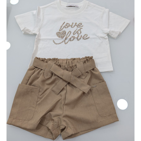 COMPLETO DUE PEZZI CORTO 3/8A