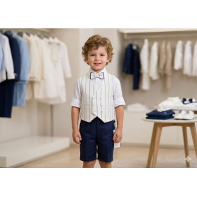 COMPLETO CON GILET E BERMUDA ELEGANTE