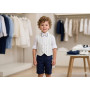 COMPLETO CON GILET E BERMUDA ELEGANTE