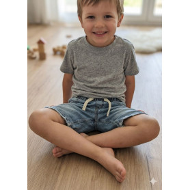BERMUDA IN JEANS CON ELASTICO