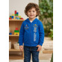 FELPA CON CAPPUCCIO E ZIP 8/16A