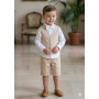 COMPLETO CON GILET,BERMUDA E PAPILLON