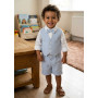 COMPLETO CON GILET,BERMUDA E PAPILLON
