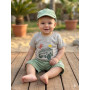 COMPLETO TRE PEZZI CON CAPPELLI 6/24M
